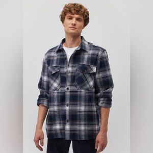 MAVI Thick Plaid Flannel Shacket